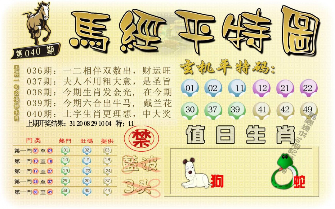 040期马经平特图[图]