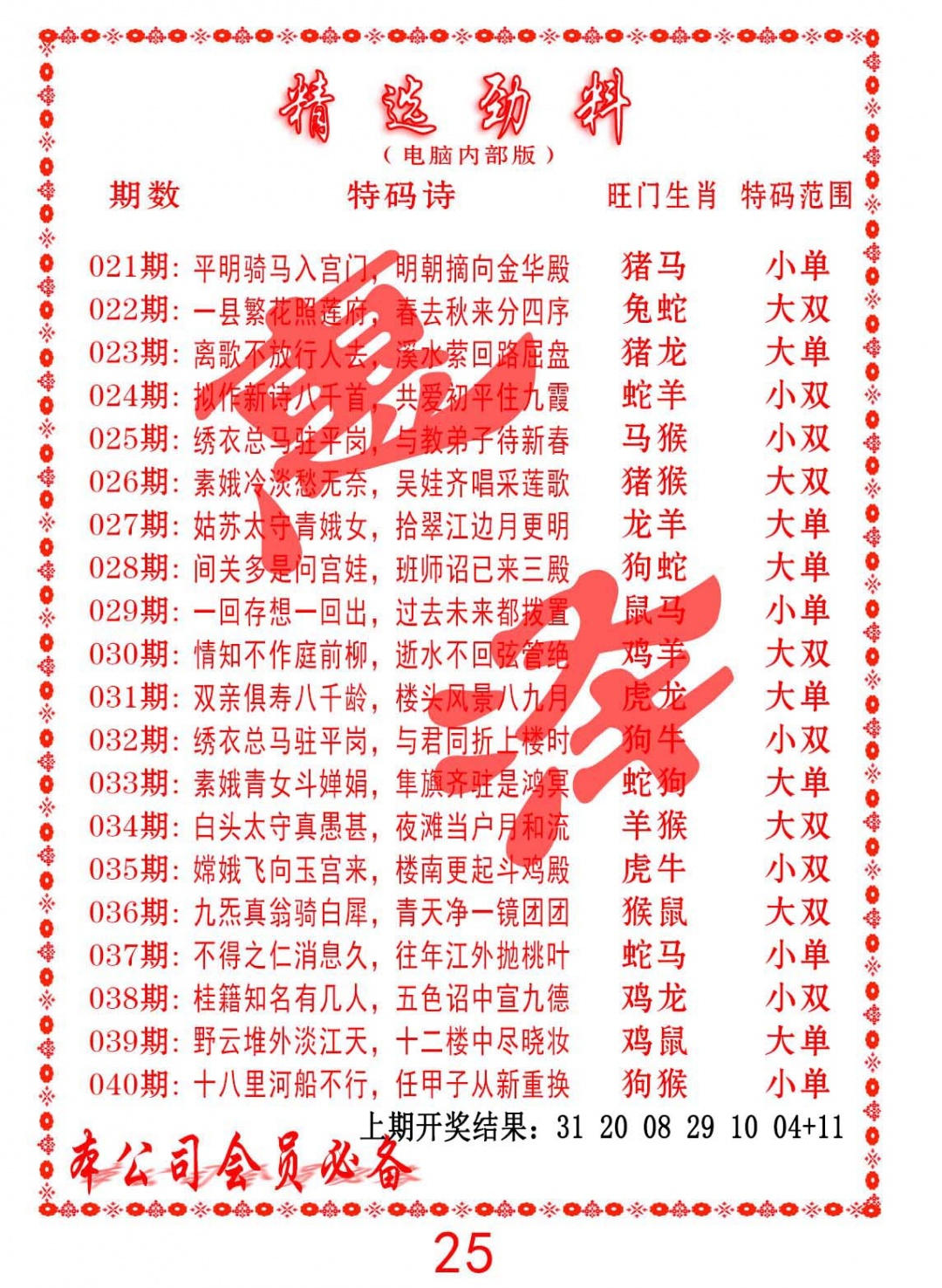 040期精选劲料[图]