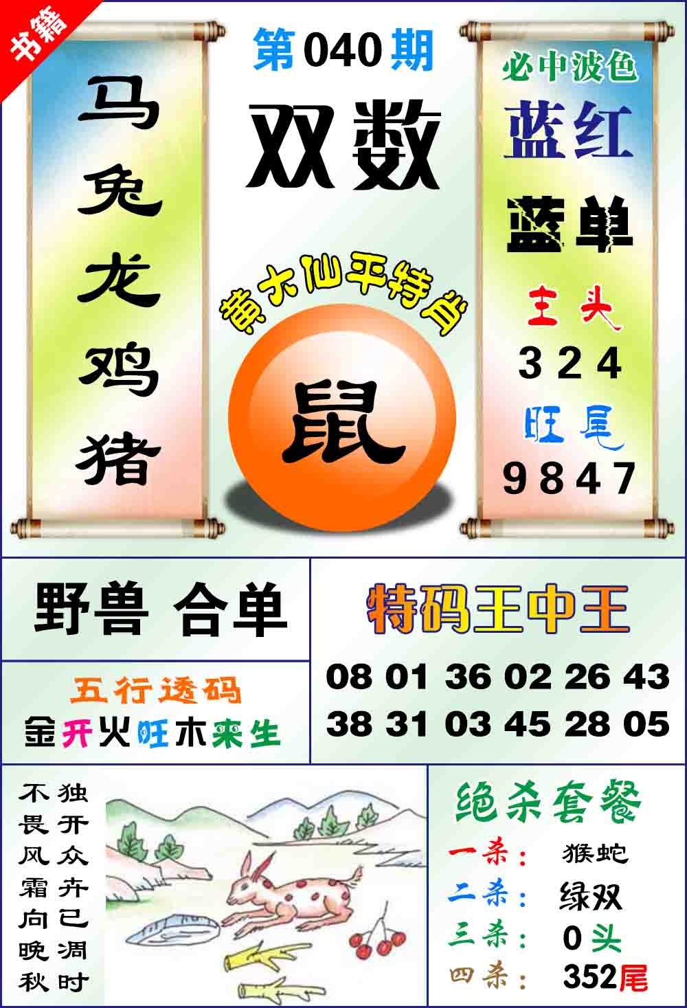 040期澳门平特王中正[图]