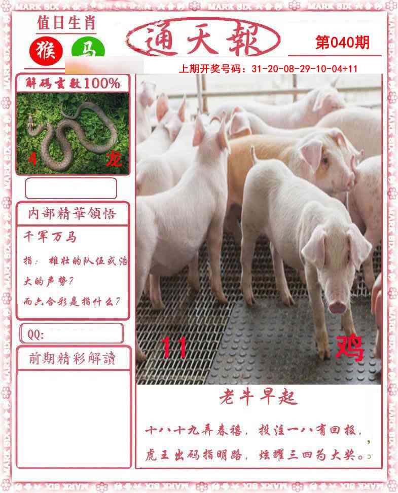 040期正版通天报[图]