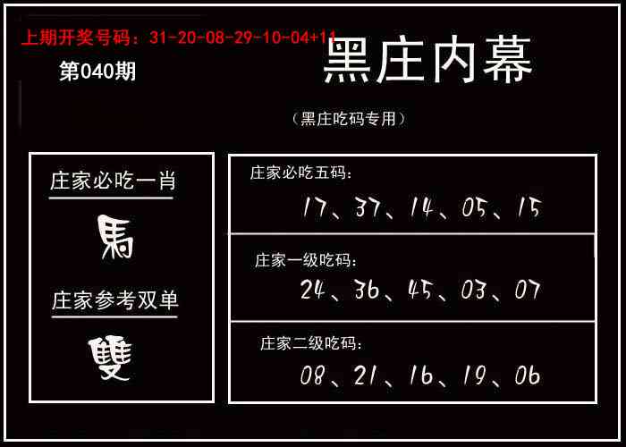 040期黑庄内幕[图]