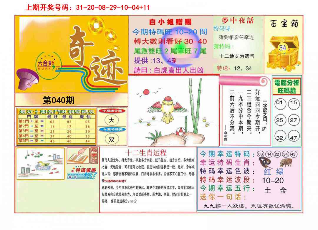 040期九龍奇迹A(推荐)[图]