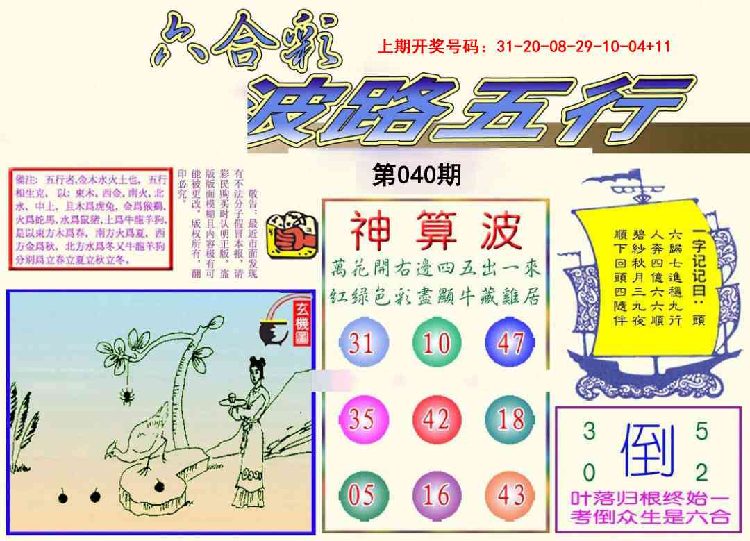 040期波路五行[图]