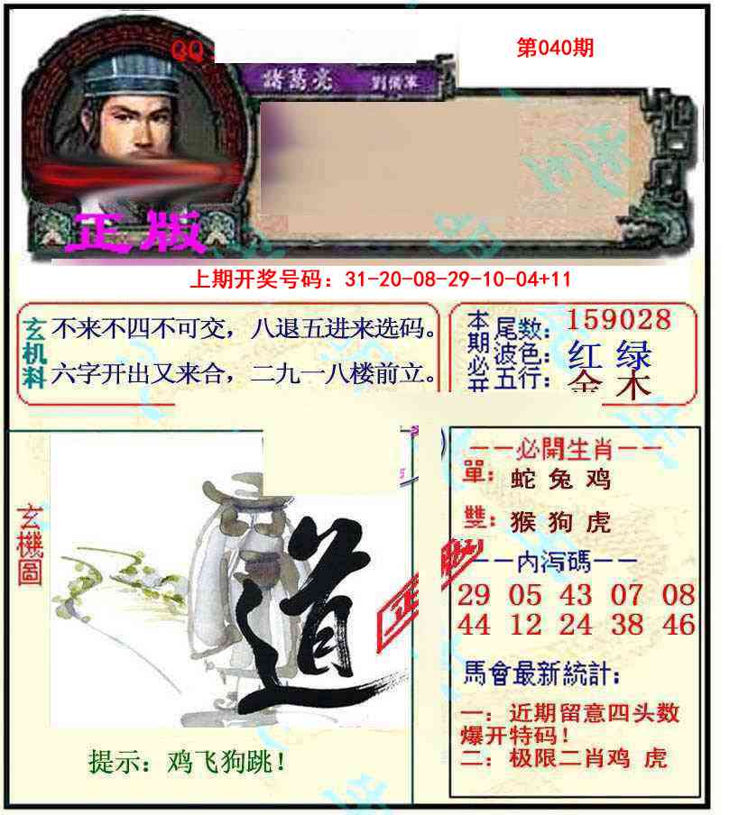 040期正宗孔明[图]