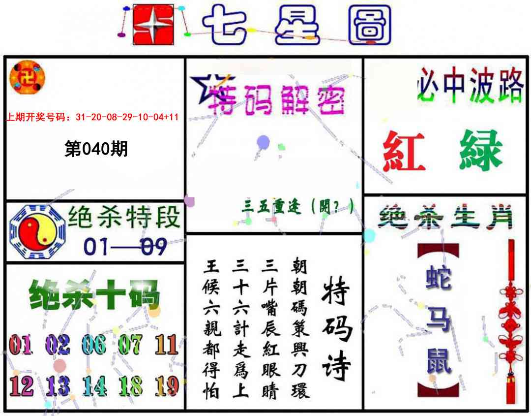 040期七星图A[图]