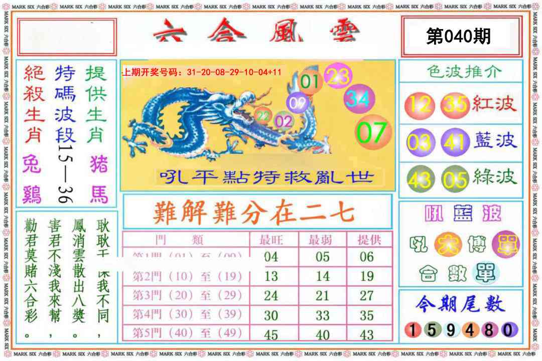 040期六合风云《另版》[图]