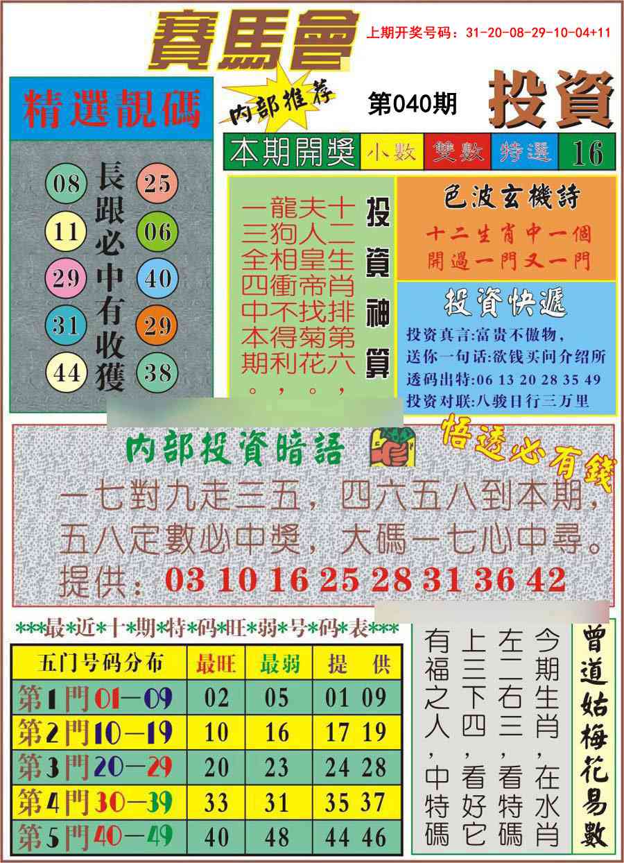 040期马会投资[图]